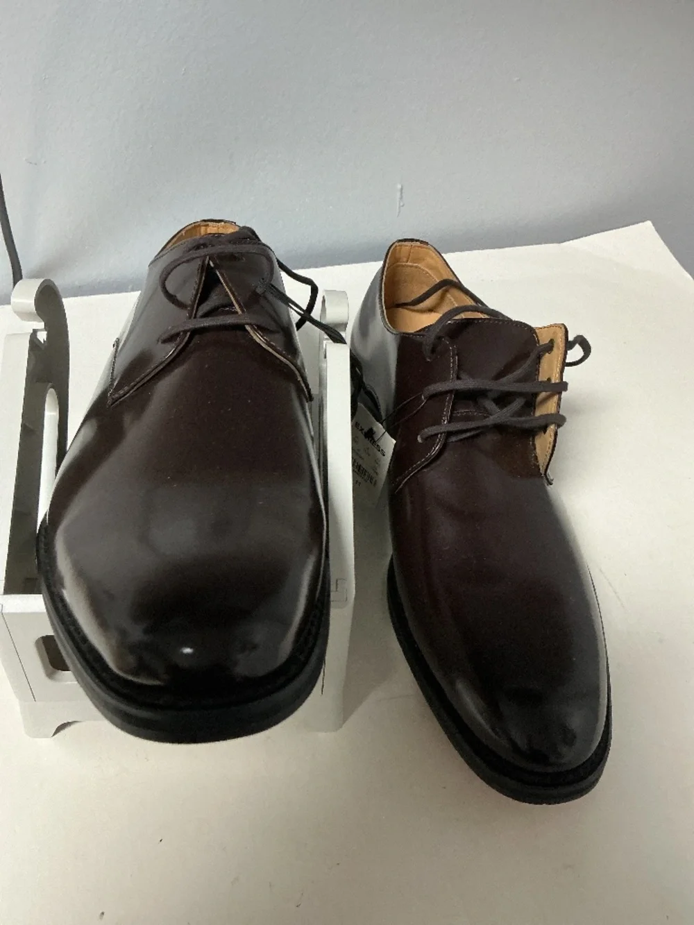 Express Burgundy Dress Shoes Size 11 Medium.